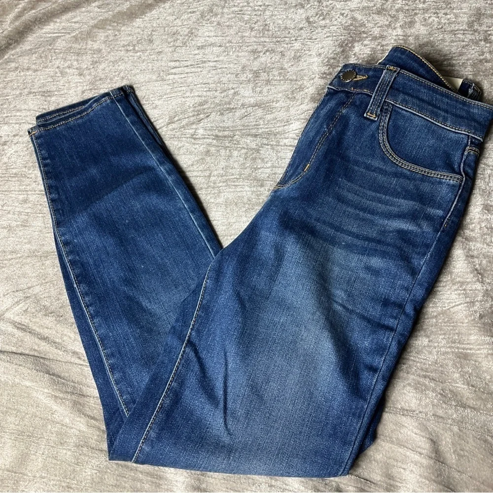 NWT L'agence Margot High Rise Skinny Jeans Size 25” Waist Stretch Blue Neptune - Picture 13 of 15
